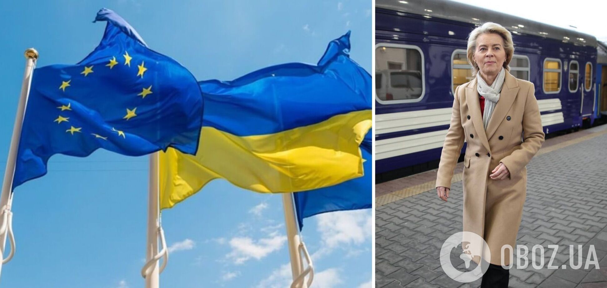 'Мы твердо стоим на стороне Украины': в Киев прибыла с визитом президент Еврокомиссии Урсула фон дер Ляйен. Фото