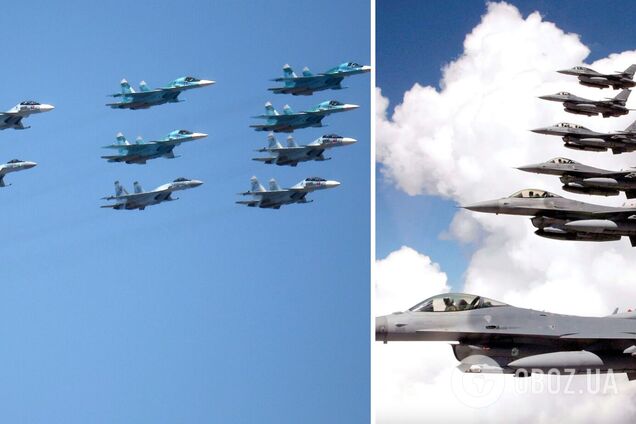 F-16 должны изменить ситуацию: в ГУР сказали, сколько боевых самолетов имеет в своем распоряжении Россия