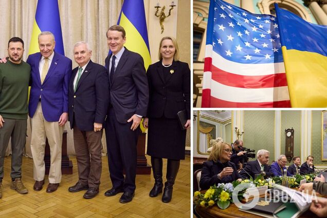 'Это серьезный месседж со стороны США': Зеленский во Львове встретился с делегацией Сената США. Фото
