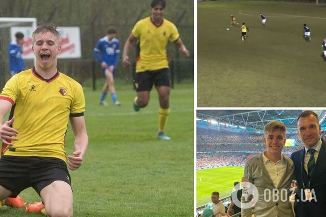 Сын Шевченко забил гол-шедевр в Англии. Видео