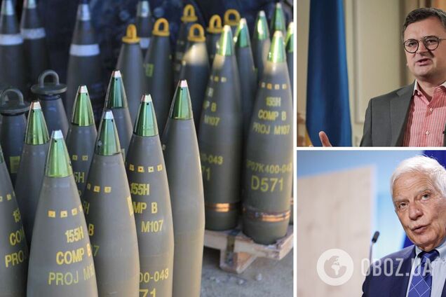 Майже 170 тисяч до кінця березня: Кулеба розказав про постачання Євросоюзом снарядів для України