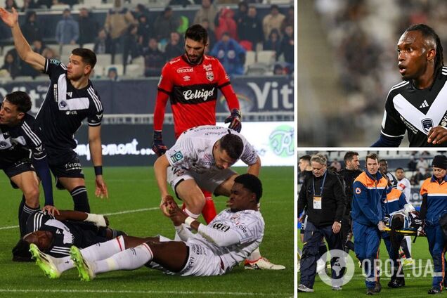 Футболіст впав у кому після зіткнення у чемпіонаті Франції. Відео моменту