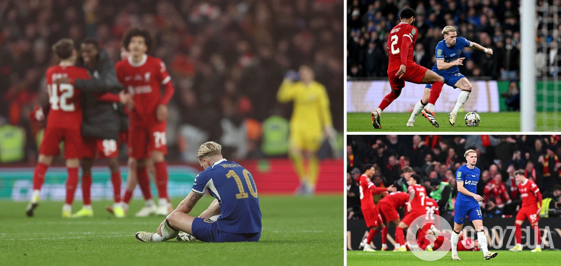 'Челси' из-за Мудрика проиграл в финале Кубка английской лиги. 'Ливерпуль' забил на 118-й минуте. Видео