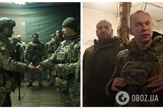 'На многих направлениях обстановка сложная': Сырский и Умеров посетили передовые командные пункты войск в зоне боевых действий. Видео