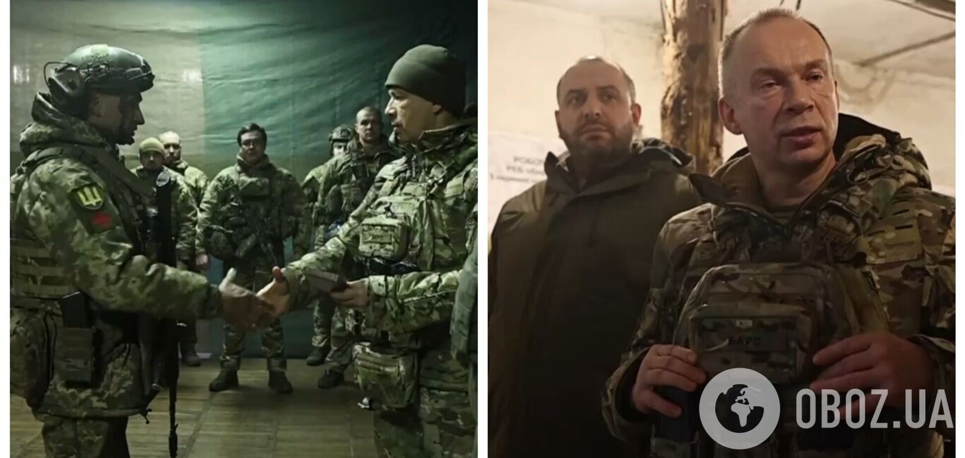 'На багатьох напрямках обстановка складна': Сирський і Умєров відвідали передові командні пункти військ у зоні бойових дій. Відео
