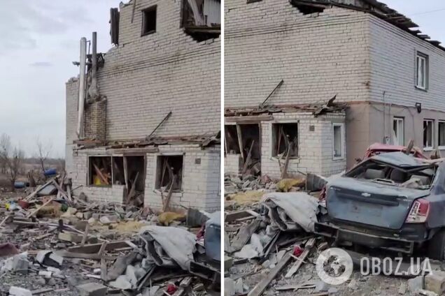 Ударом снесло крышу дома, повредило авто: появилось видео последствий атаки РФ на Днепр