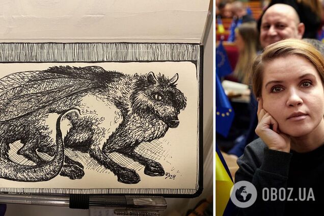'Уместно было бы спросить': психолог 'расшифровал' рисунок Марьяны Безуглой, который озадачил украинцев. Фото