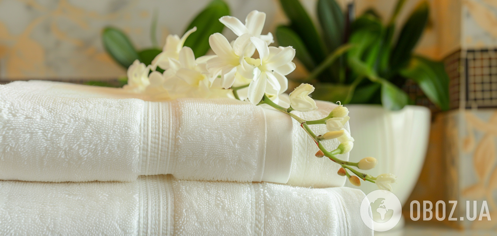 Как сохранить полотенца белыми и пушистыми: прием, который используют в отелях