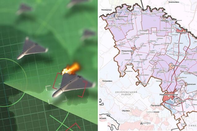 Росіяни атакували Дніпропетровщину: сили ППО збили дві крилаті ракети і 'Шахед'