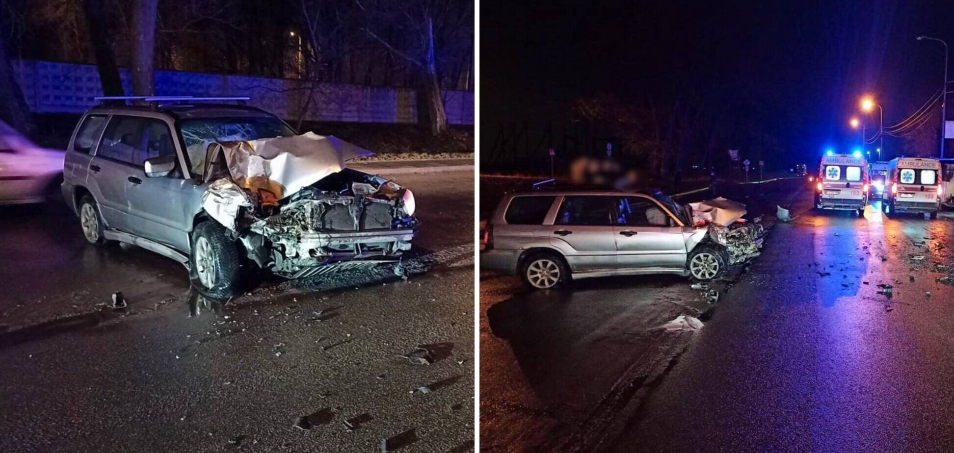 Був напідпитку: на Київщині водій легковика врізався в автобус, серед постраждалих є дитина. Фото