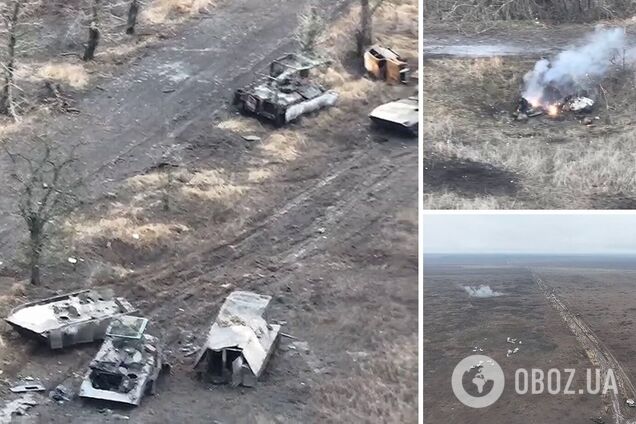 Ворог втратив 30 танків і 104 ББМ за тиждень: в ЗСУ показали, як палять ворожу техніку біля Новомихайлівки. Відео