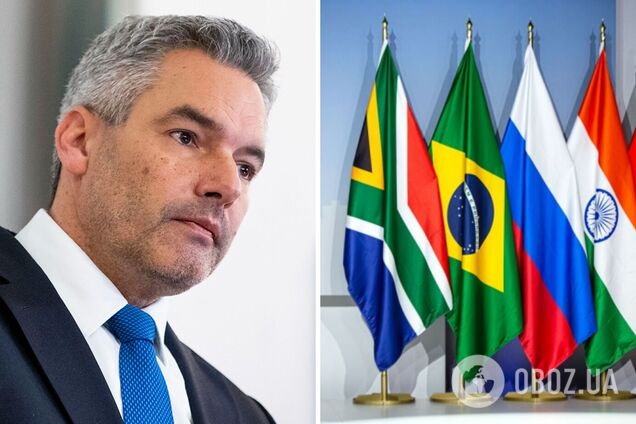 Канцлер Австрії закликав почати переговори з Росією щодо мирного завершення війни в Україні: пропонує залучити БРІКС