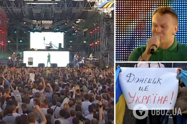 А год спустя началась война. Видео с концерта 'Тартак' в Донецке, где люди отрываются под украинские песни, тронуло сеть