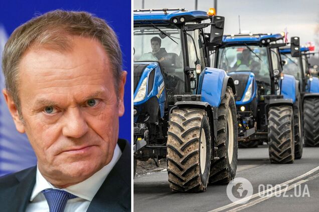 Туск став на бік польських фермерів