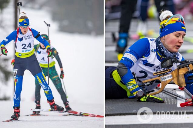 Українська біатлоністка драматично виграла 'золото' юнацького чемпіонату світу. Видео
