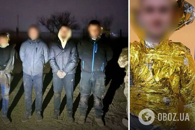 Придумали 'блестящий план': в Одесской области мужчины в изотермических одеялах хотели пересечь границу, но были пойманы. Фото