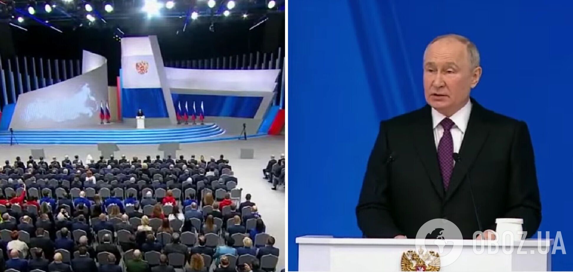 'Это вдохновляет': Путин в послании Федеральному собранию сделал циничное заявление об Украине и заговорил о 'справедливой борьбе'