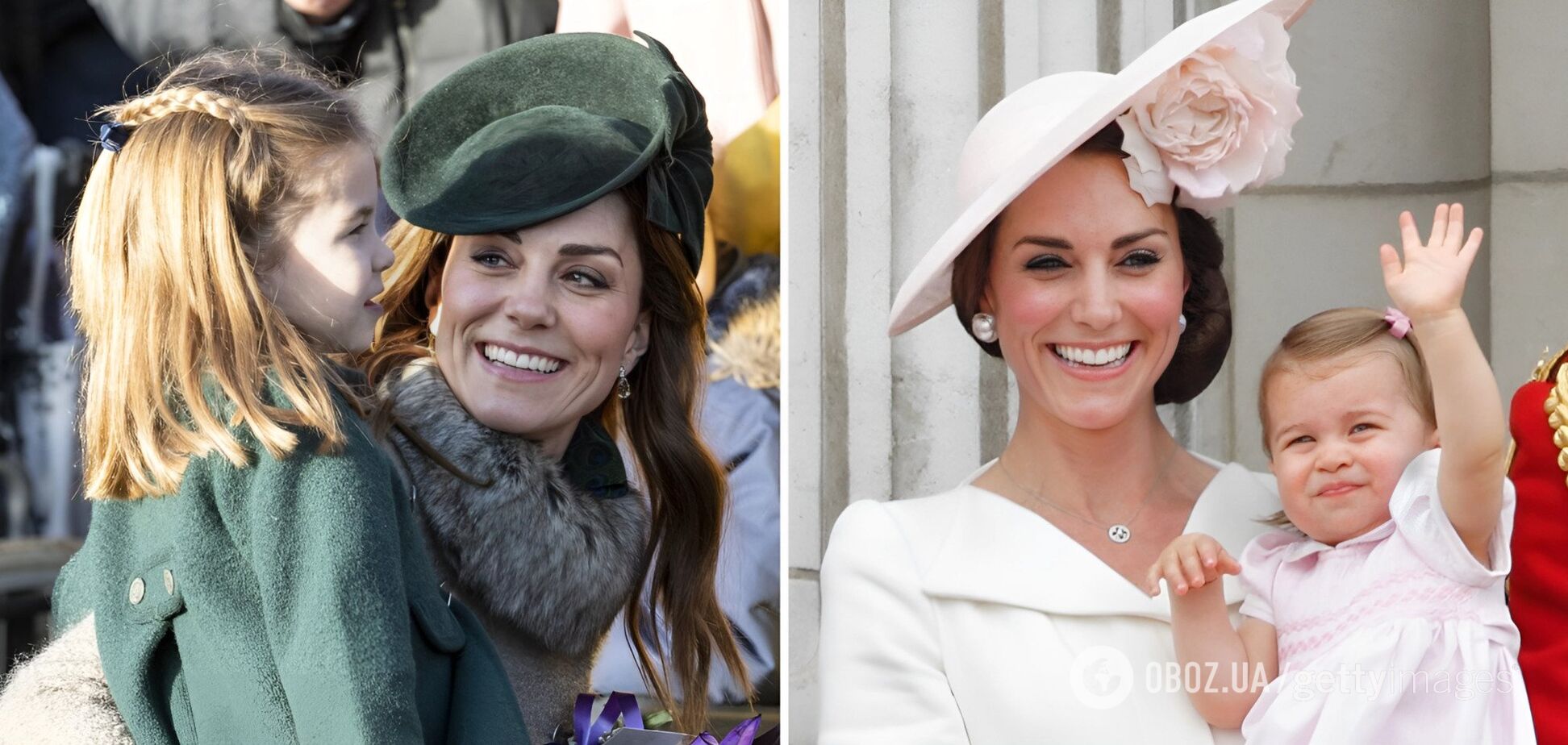 5 випадків, коли Кейт Міддлтон та її донька Шарлотта з'являлися на публіці у парних образах. Фото