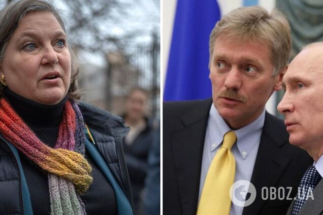 'Добром не закінчиться!' Пєскова розізлив візит Нуланд у Київ