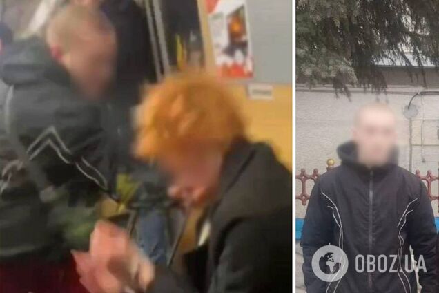 В Киеве парень устроил драку в метро: нападавшего нашли, появилось видео с 'извинениями'