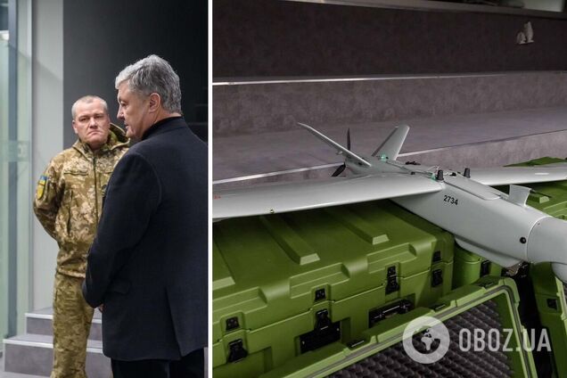 Військові отримали від Порошенка два комплекси розвідувальних БПЛА 'Лелека-100'