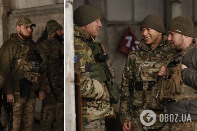 'Смогли сорвать планы врага': Сырский приехал на фронт и наградил военных. Фото