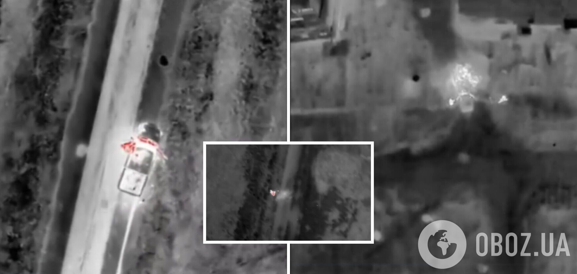 Техника оккупантов уничтожается прямо на ходу: в 128-й бригаде показали ночную охоту на врага. Видео