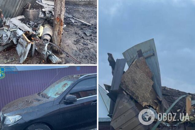 Последствия ракетной атаки на Киевщину