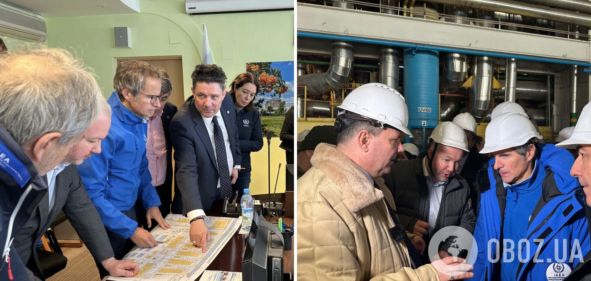 'Нет места для самодовольства': гендиректор МАГАТЭ посетил Запорожскую АЭС. Фото и видео