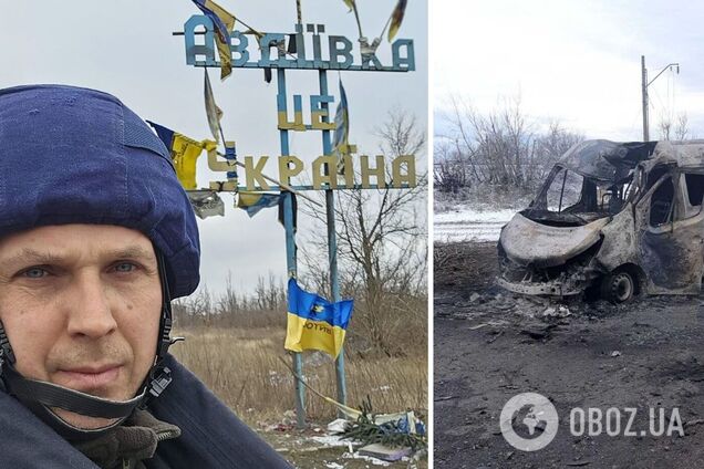 В Авдіївці окупанти поранили українського волонтера, його авто добили другим ударом. Фото і деталі