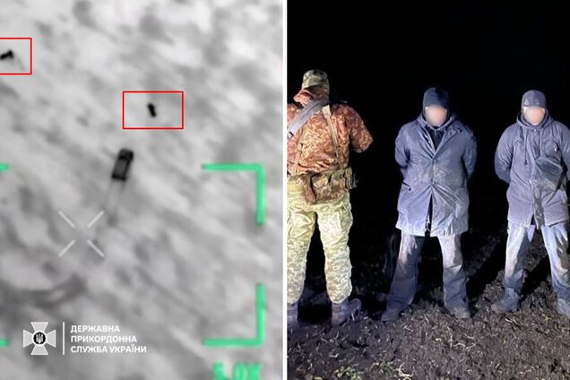 На попытке незаконного пересечения государственной границы задержаны двое мужчин