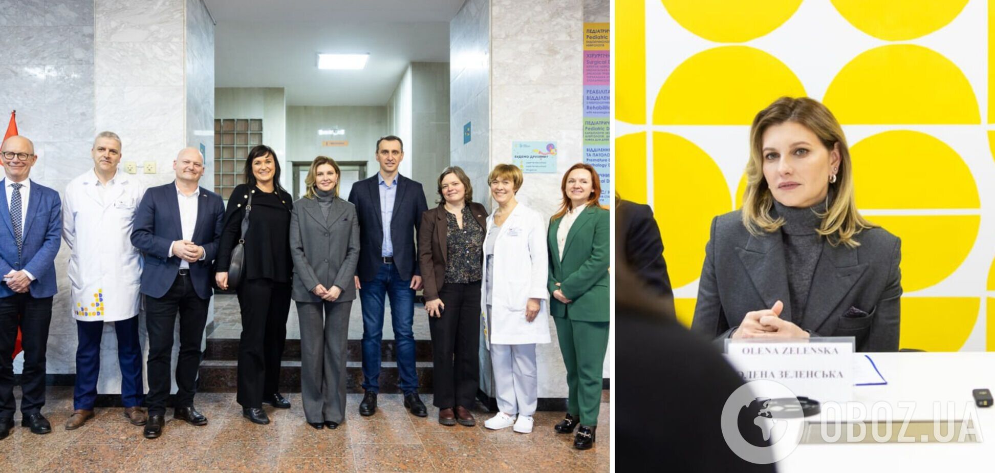 Total grey и белое золото. Зеленская продемонстрировала изысканный лук в гольфе и классическом костюме