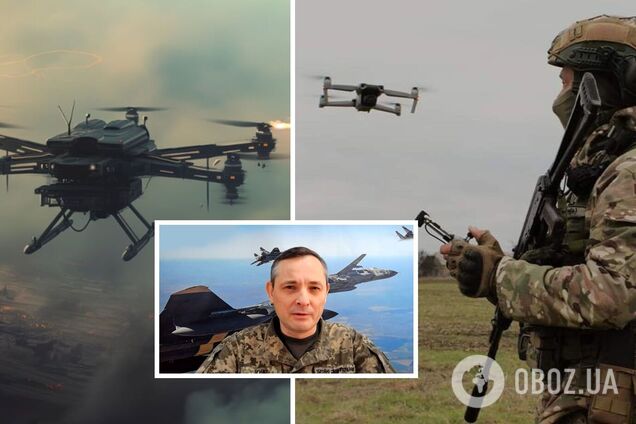 'Есть определенные стратегические замыслы': в Воздушных силах прокомментировали создание Сил беспилотных систем в ВСУ