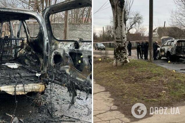 Заступника мера Нікополя розстріляли в авто: вбивць шукають. Фото з місця