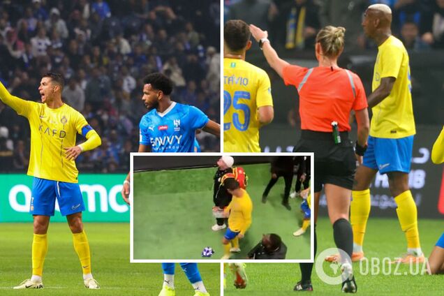 Засунул шарф в трусы: Роналду отметился омерзительной выходкой во время матча. Видео