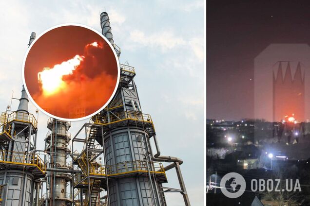У Росії спалахнула сильна пожежа на НПЗ 'Ільський': росіяни скаржилися на БПЛА та вибухи. Фото та відео