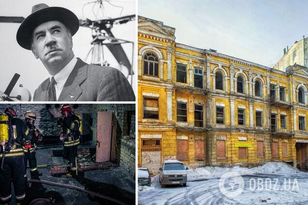 На балконах ростуть дерева та бігають щури: у Києві доводять до знищення будинок авіаконструктора Ігоря Сікорського