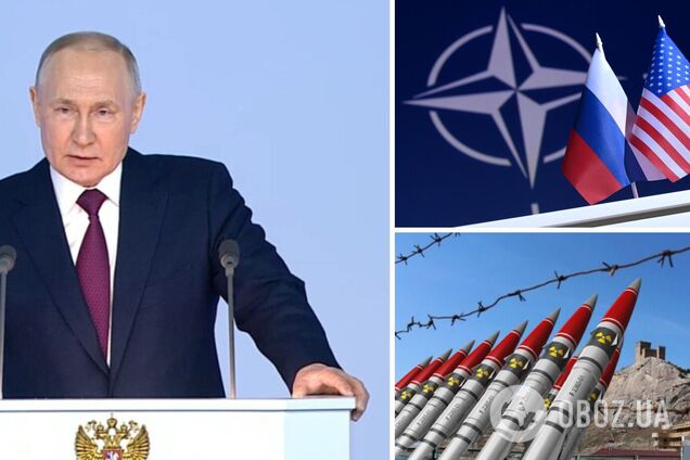 В ISW пояснили, чому Путін у зверненні до Федеральних зборів заговорив про ядерну зброю і діалог зі США