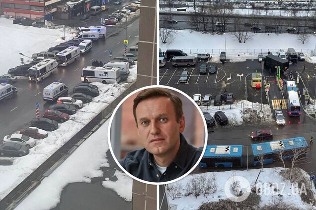В России проходит прощание с Навальным, на место стянули силовиков: начались перебои с интернетом. Фото и видео