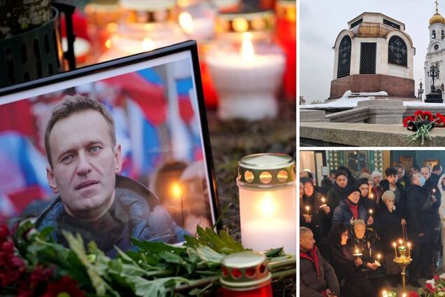 На крышах засели снайперы: гроб с Навальным заносили в храм под 'прицелом' путинских силовиков. Фото и видео