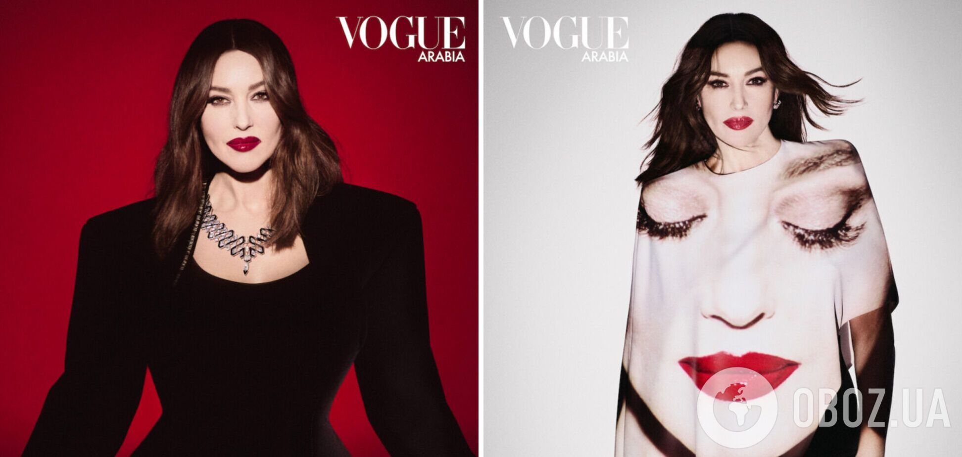 Совершенство от волос до ног: 59-летняя Моника Беллуччи попала на обложку арабского Vogue