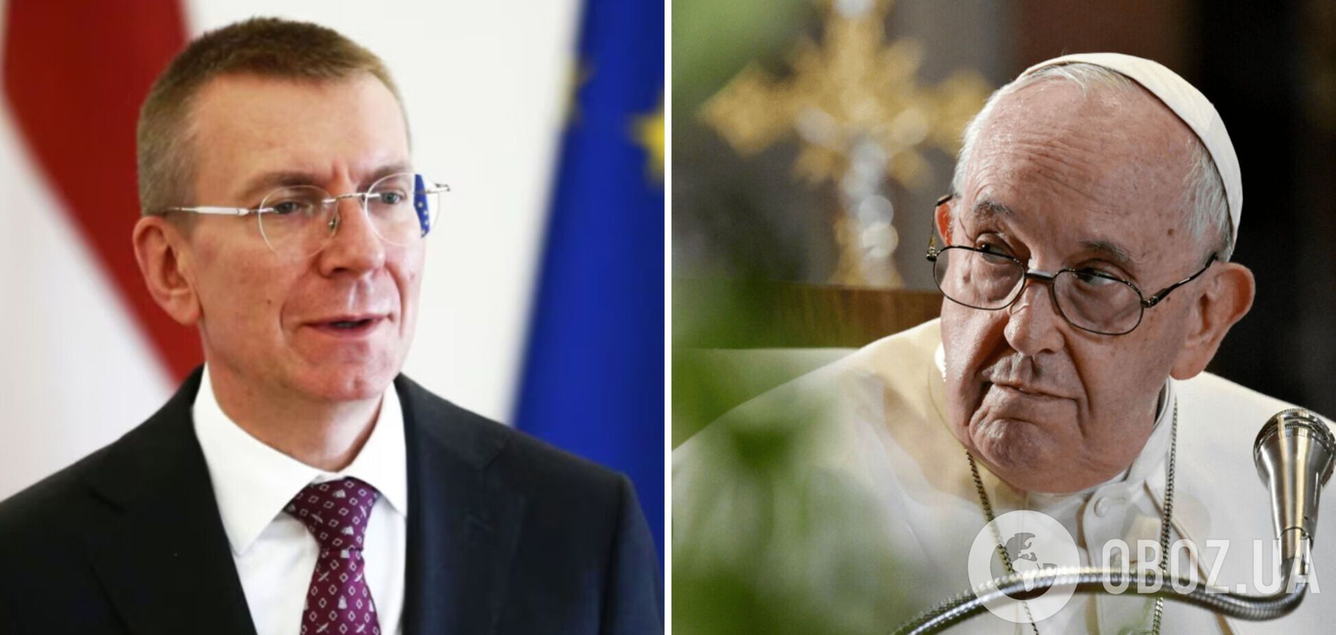'Нельзя капитулировать перед злом': президент Латвии отреагировал на заявление Папы Римского о 'белом флаге'