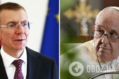 'Не можна капітулювати перед злом': президент Латвії відреагував на заяву Папи Римського про 'білий прапор'