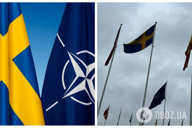 В штаб-квартире НАТО в Брюсселе подняли флаг Швеции: страна официально стала 32 членом Альянса. Видео