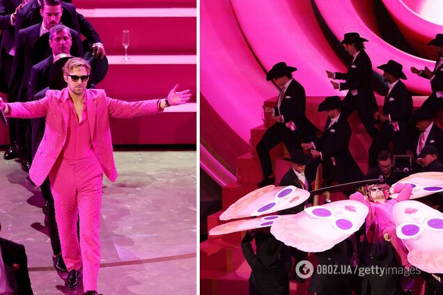 Райан Гослинг зажег на 'Оскаре' с культовым перформансом Кена из 'Барби': Марго Робби не сдержала смеха. Видео
