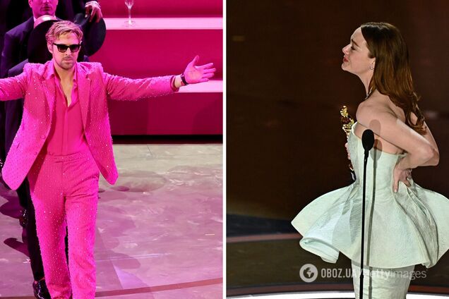 В Емми Стоун розійшлася сукня, коли вона виходила на сцену по свій Оскар: 'найкраща акторка' звинувачує в цьому Раяна Гослінга