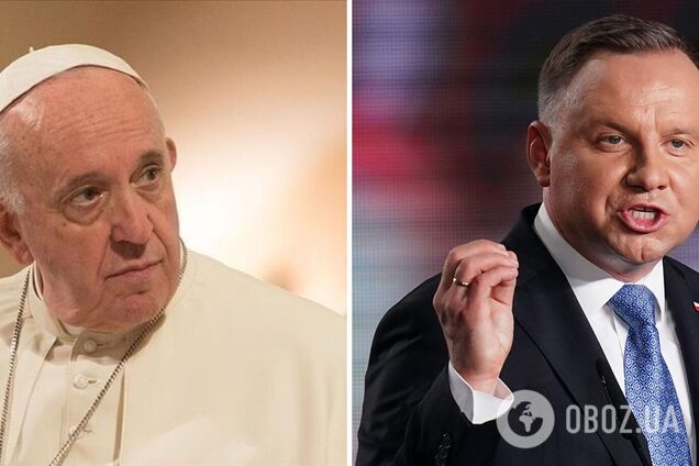 'Россия не может победить': Дуда ответил Папе Римскому на слова о 'белом флаге'