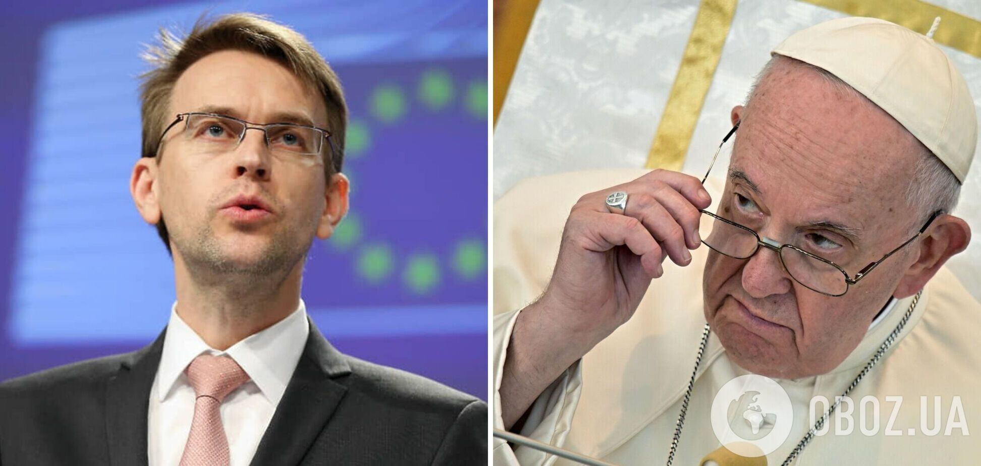 'Мир має бути справедливим': в ЄС дали офіційну відповідь Папі Римському на слова про 'білий прапор'