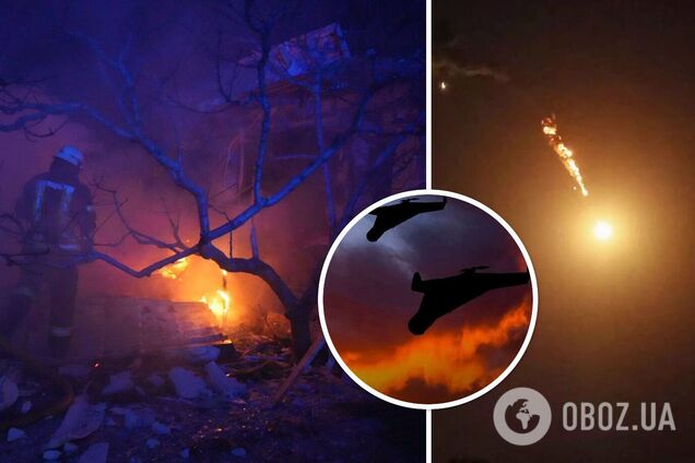 Оккупанты устроили массированную атаку на Одесщину: поражен инфраструктурный объект, возник пожар