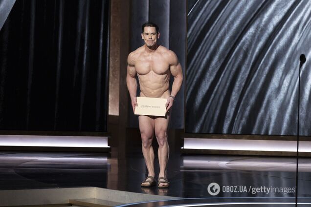 Реслер-актер Джон Сина вышел на сцену Оскара полностью обнаженным: и вот почему. Фото